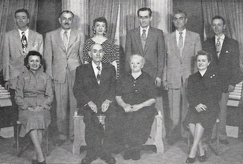 Helen Groziak with Groziak family