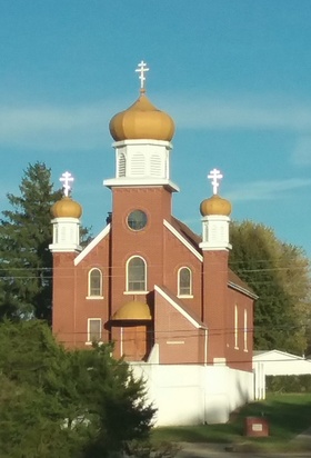 Holy Dormition Orthodox Church in Benld